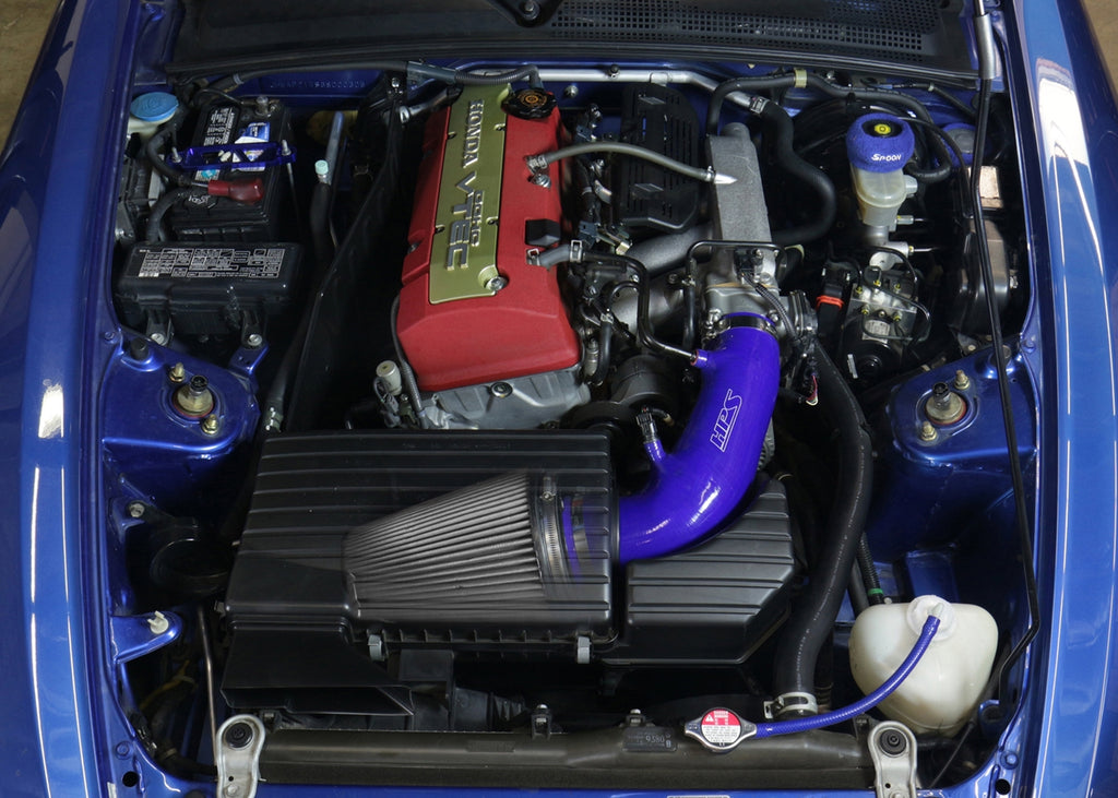 HPS Performance Silicone Air Intake Kit (Blue) - Honda S2000 AP2 F22 drive-by-wire - (2006-2009)