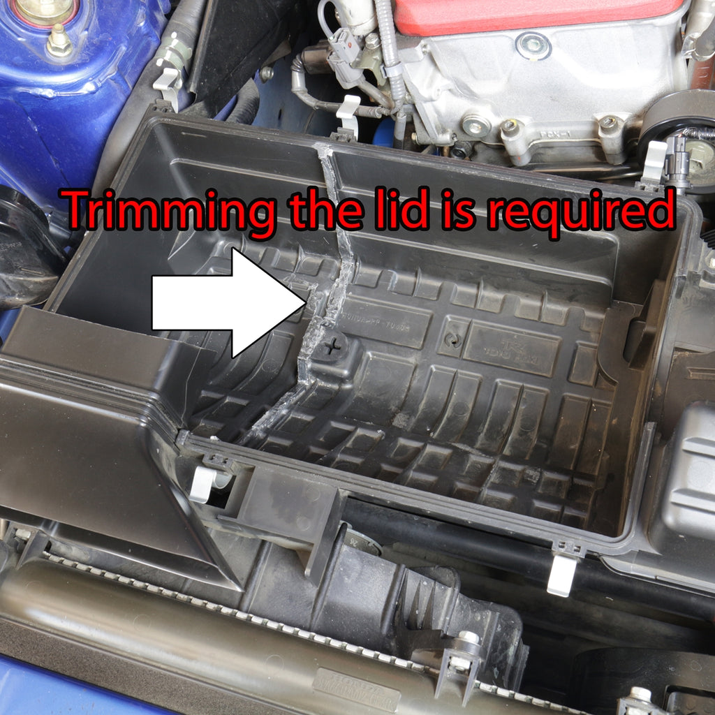 HPS Performance Silicone Air Intake Kit (Black) - Honda S2000 AP2 F22 drive-by-wire - (2006-2009)