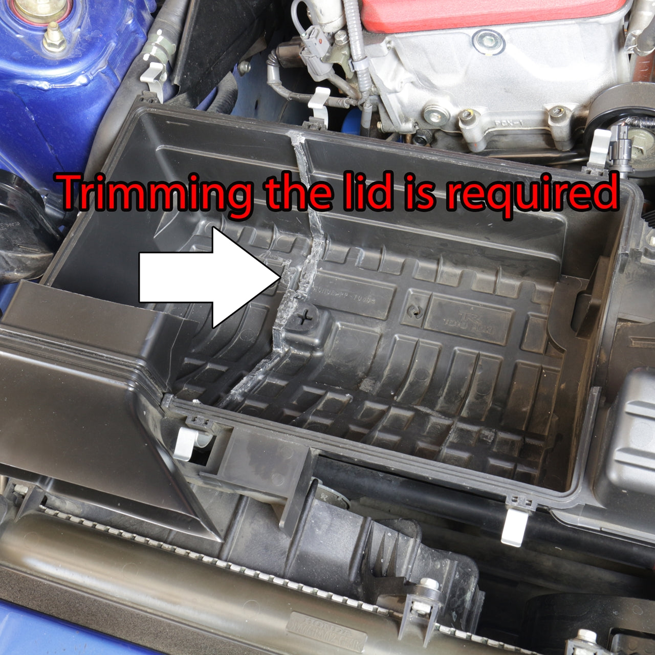 HPS Performance Silicone Air Intake Kit (Black) - Honda S2000 AP2 F22 drive-by-wire - (2006-2009)