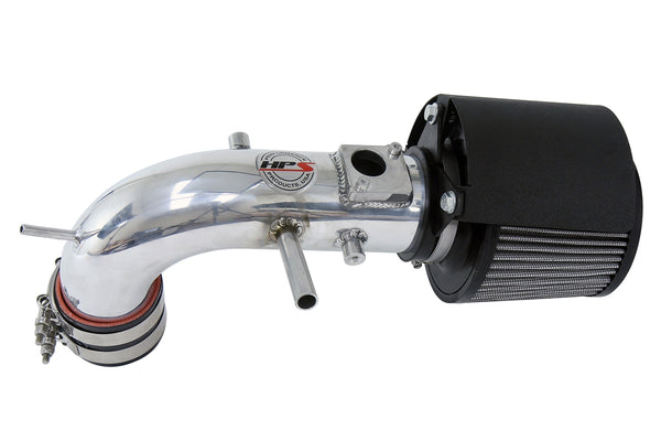 HPS Performance Air Intake Kit with Heat Shield Polished 827-612P