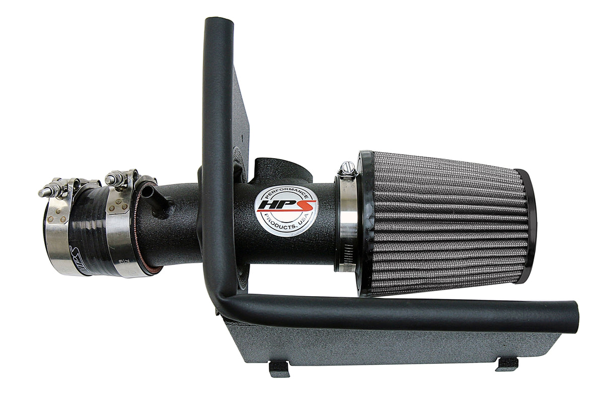 HPS Performance Air Intake Kit with Heat Shield Black 827-613WB