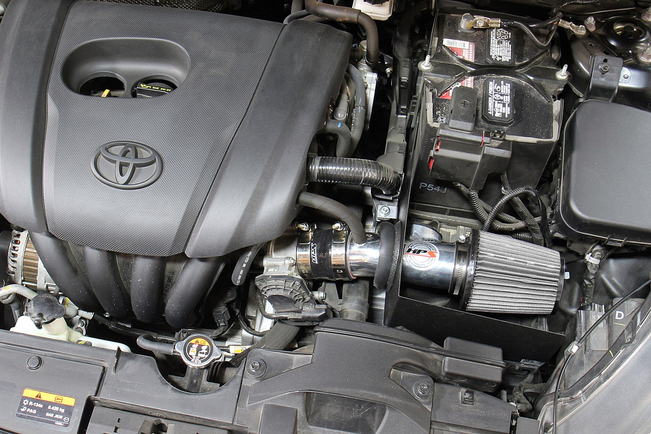 HPS Performance Air Intake Kit with Heat Shield (Polished) - Scion iA / Scion Yaris iA / Scion Yaris Sedan - (2016 / 2017-2018 / 2019-2020)