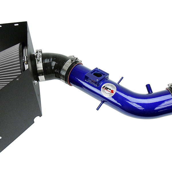 HPS Performance Air Intake Kit with Heat Shield Blue 827-618BL