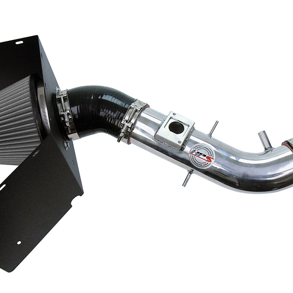 HPS Performance Air Intake Kit with Heat Shield Polished 827-618P