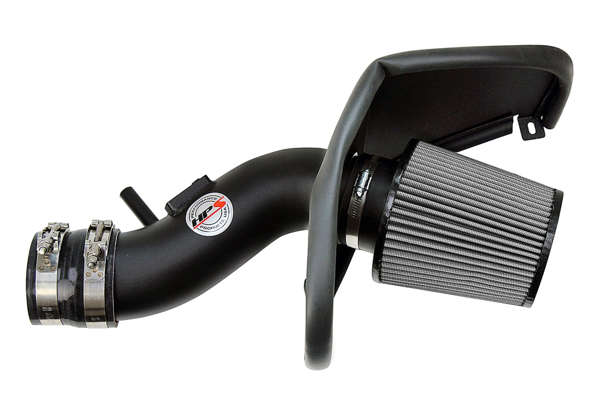 HPS Performance Air Intake Kit with Heat Shield Black 827-621WB
