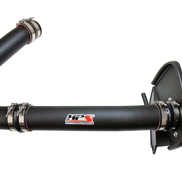 HPS Performance Air Intake Kit with Heat Shield Black 827-624WB