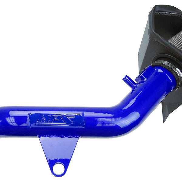 HPS Performance Air Intake Kit with Heat Shield Blue 827-625BL