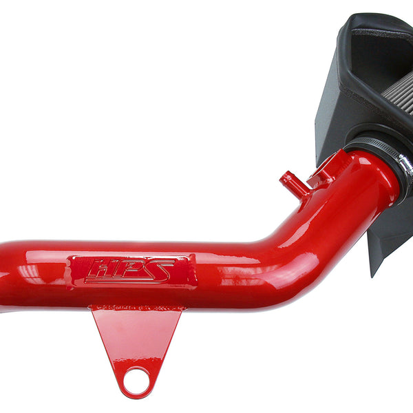 HPS Performance Air Intake Kit with Heat Shield Red 827-625R