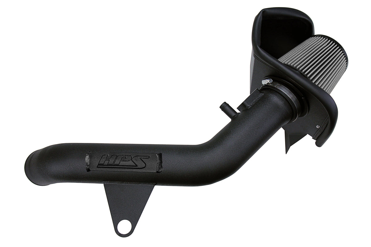 HPS Performance Air Intake Kit with Heat Shield Black 827-625WB