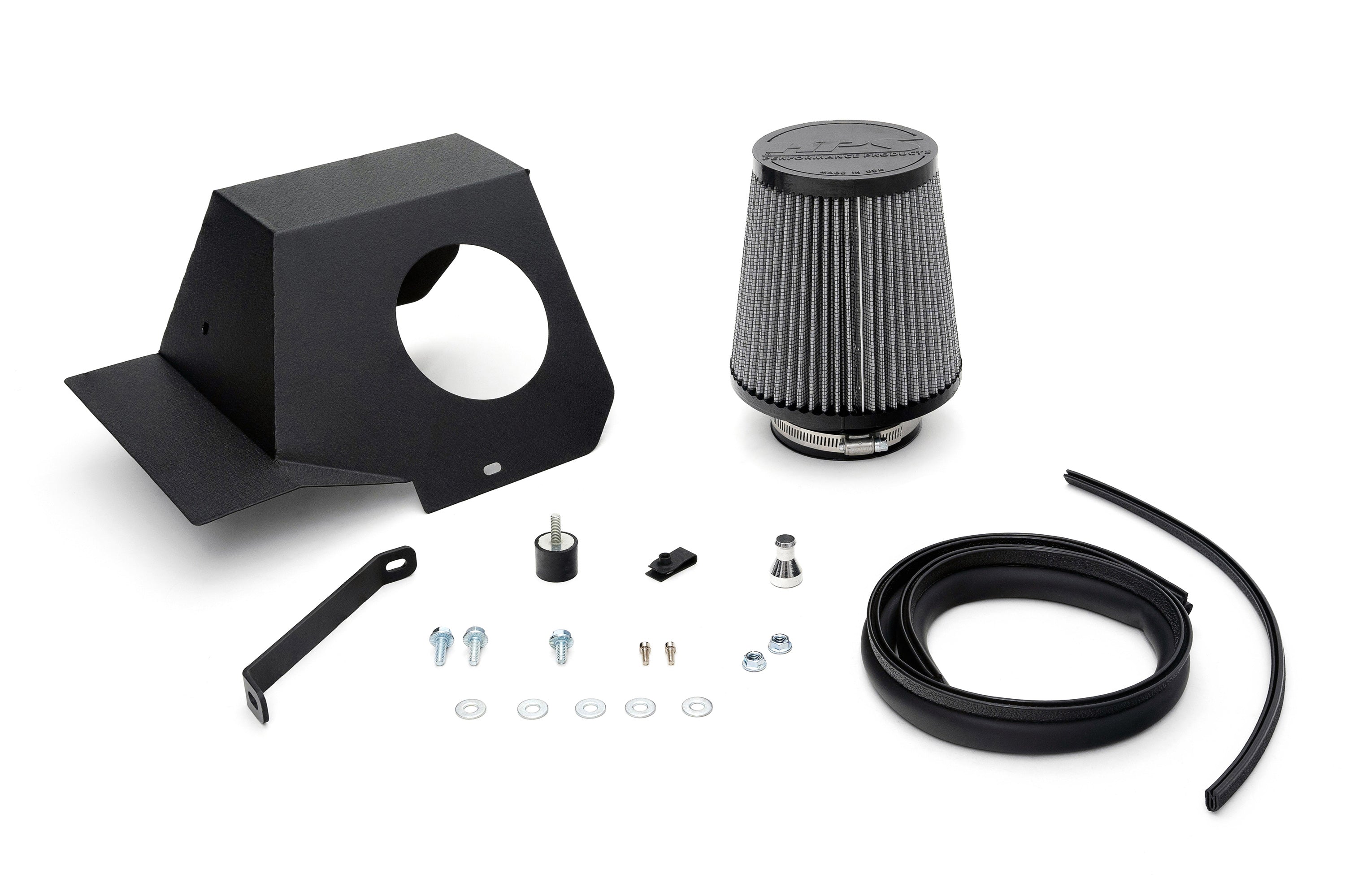 HPS Performance Air Intake Kit with Heat Shield (Blue) - BMW 335ix F30 N55 / 335i 335ix F30 F34 N55 / 435i 435ix F32 F33 N55 / 435i Gran Coupe F36 N55 / 435ix Gran Coupe F36 N55 / M2 F87 N55 / M235i M235ix F22 F23 N55 - (2012-2018)