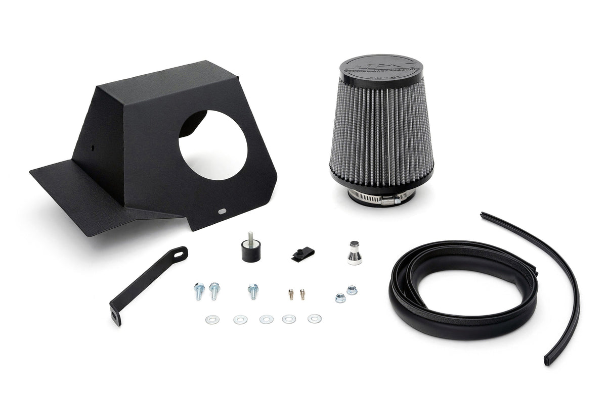 HPS Performance Air Intake Kit with Heat Shield (Black) - BMW 335i 335ix F30 F34 N55 / 435i 435ix F32 F33 N55 / 435i Gran Coupe F36 N55 / 435ix Gran Coupe F36 N55 / M2 F87 N55 / M235i M235ix F22 F23 N55 - (2012-2018)