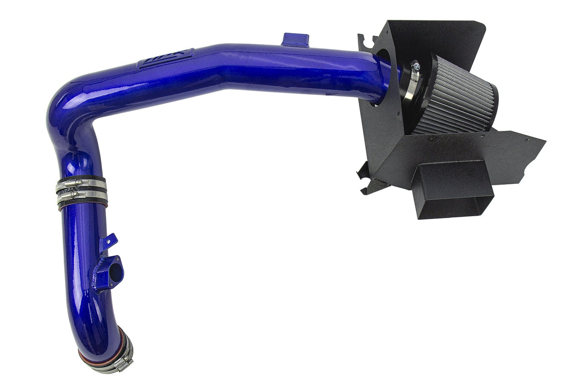 HPS Performance Air Intake Kit with Heat Shield Blue 827-628BL