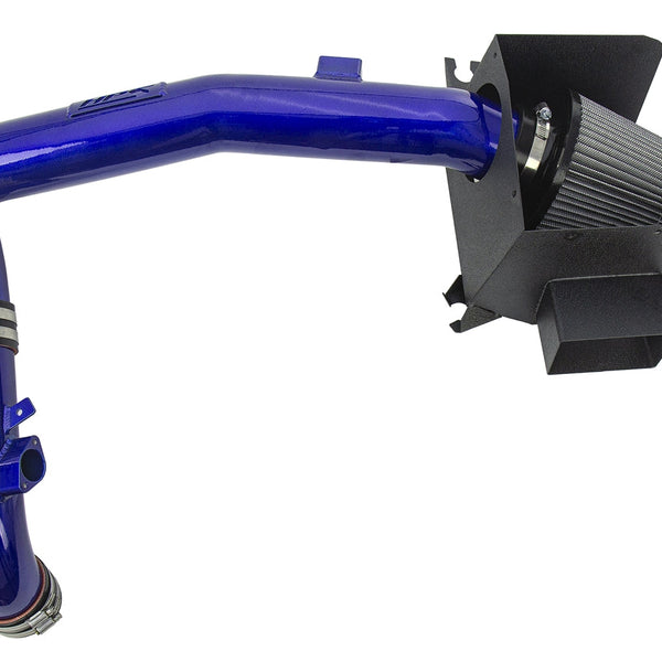 HPS Performance Air Intake Kit with Heat Shield Blue 827-628BL