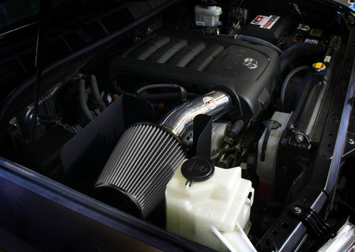 HPS Performance Air Intake Kit with Heat Shield, Polished, 827-629P
