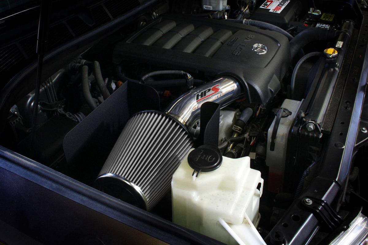 HPS Performance Air Intake Kit with Heat Shield (Blue) - Toyota Sequoia / Toyota Tundra - (2008-2011 / 2007-2011)