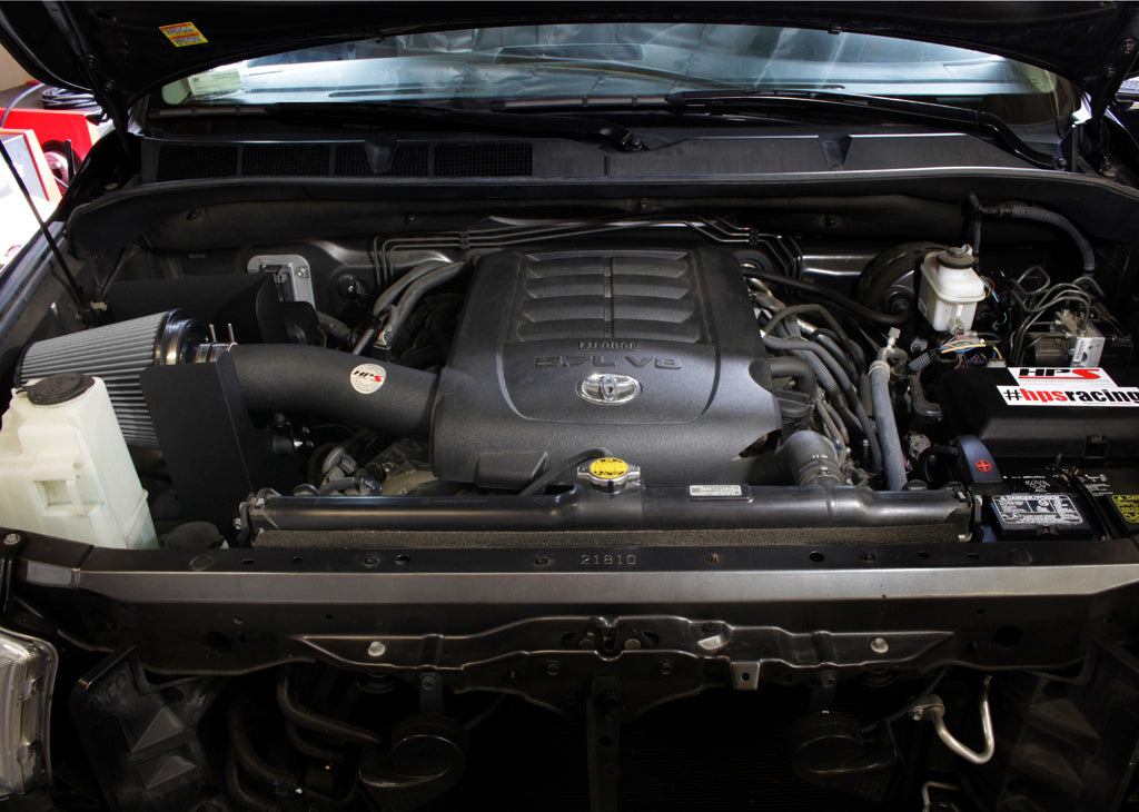 HPS Performance Air Intake Kit with Heat Shield (Black) - Toyota Sequoia / Toyota Tundra - (2008-2011 / 2007-2011)