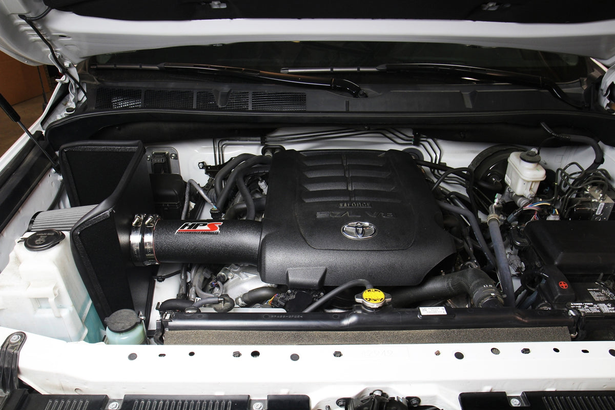 HPS Performance Air Intake Kit with Heat Shield (Black) - Toyota Tundra - (2012-2019)
