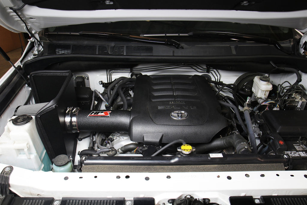 HPS Performance Air Intake Kit with Heat Shield, Black, 827-630WB