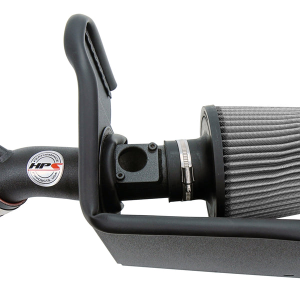 HPS Performance Air Intake Kit with Heat Shield Black 827-631WB