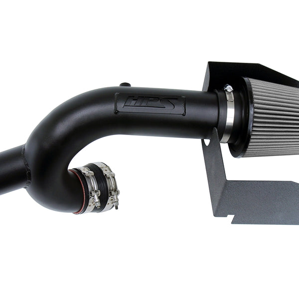 HPS Performance Air Intake Kit with Heat Shield Black 827-634WB