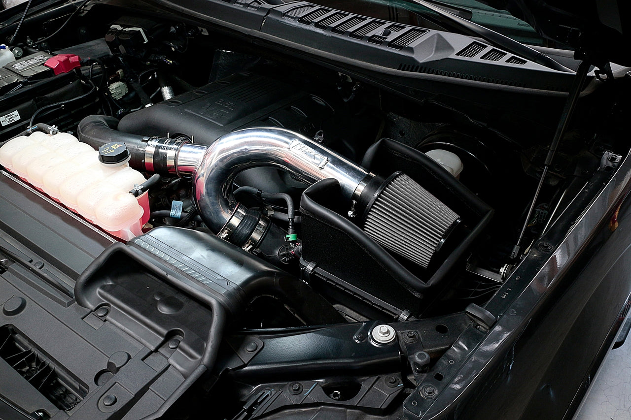 HPS Performance Air Intake Kit with Heat Shield (Blue) - Ford F-150 Ecoboost - (2015-2025)