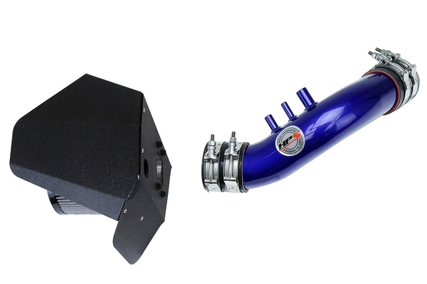 HPS Performance Air Intake Kit with Heat Shield, Blue, 827-636BL