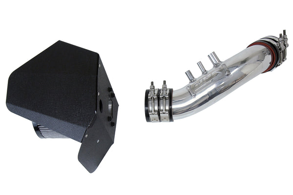 HPS Performance Air Intake Kit with Heat Shield, Polished, 827-636P