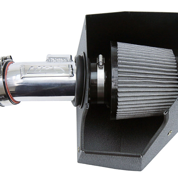 HPS Performance Air Intake Kit with Heat Shield Polished 827-656P