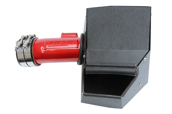 HPS Performance Air Intake Kit with Heat Shield, Red, 827-656R