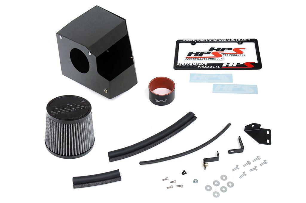 HPS Performance Air Intake Kit with Heat Shield (Polished) - Honda Accord - (2018-2022)