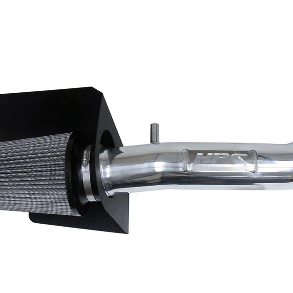 HPS Performance Air Intake Kit with Heat Shield Polished 827-664P