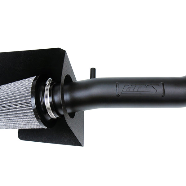 HPS Performance Air Intake Kit with Heat Shield Black 827-664WB