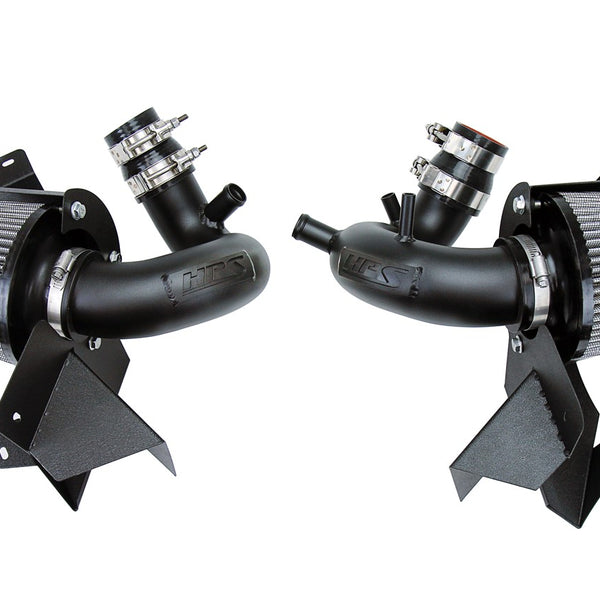 HPS Performance Air Intake Kit with Heat Shield Black 827-672WB