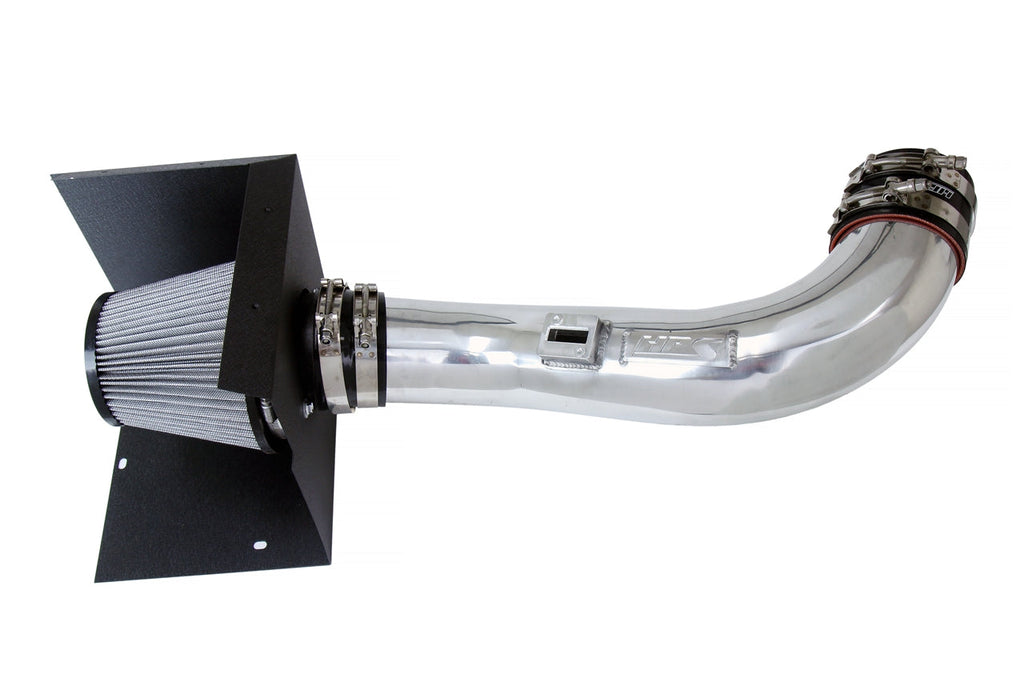 HPS Performance Air Intake Kit with Heat Shield (Red) - Chevrolet Silverado 2500 HD Duramax L5P / Chevrolet Silverado 3500 HD Duramax L5P / GMC Sierra 2500 HD Duramax L5P / GMC Sierra 3500 HD Duramax L5P - (2017-2019)