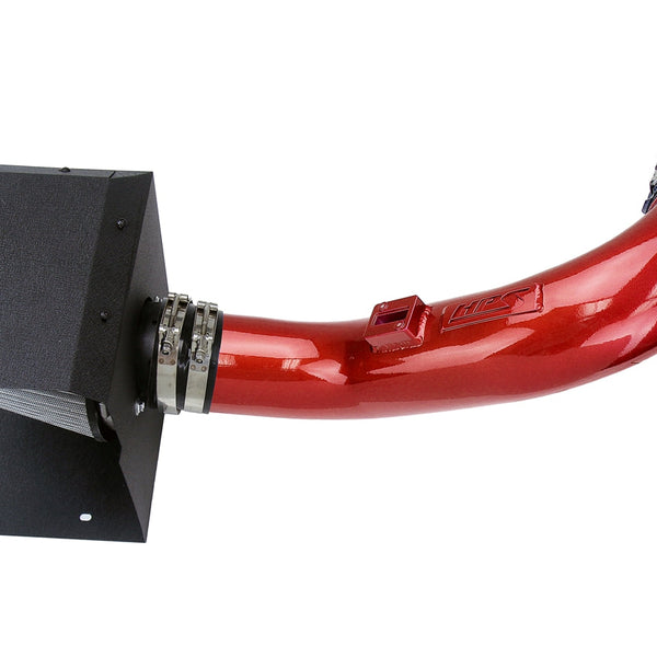 HPS Performance Air Intake Kit with Heat Shield Red 827-674R