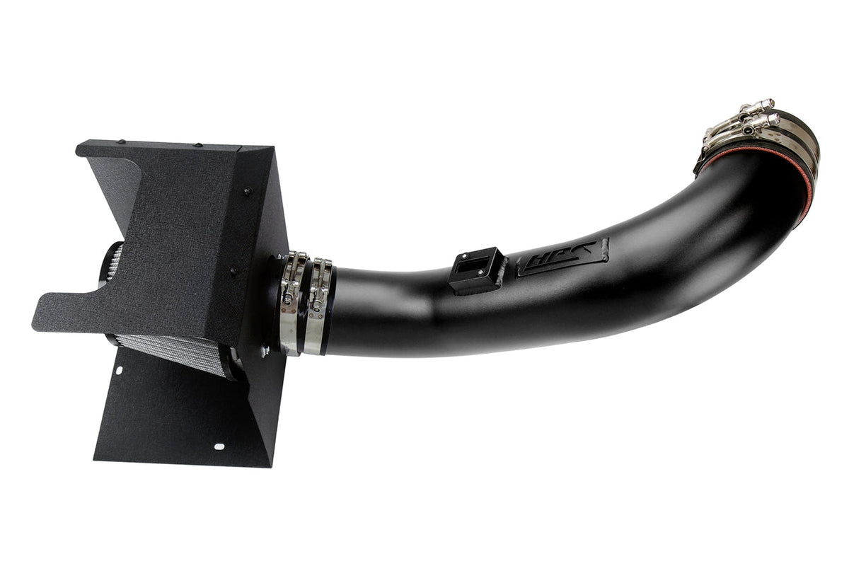 HPS Performance Air Intake Kit with Heat Shield Black 827-674WB