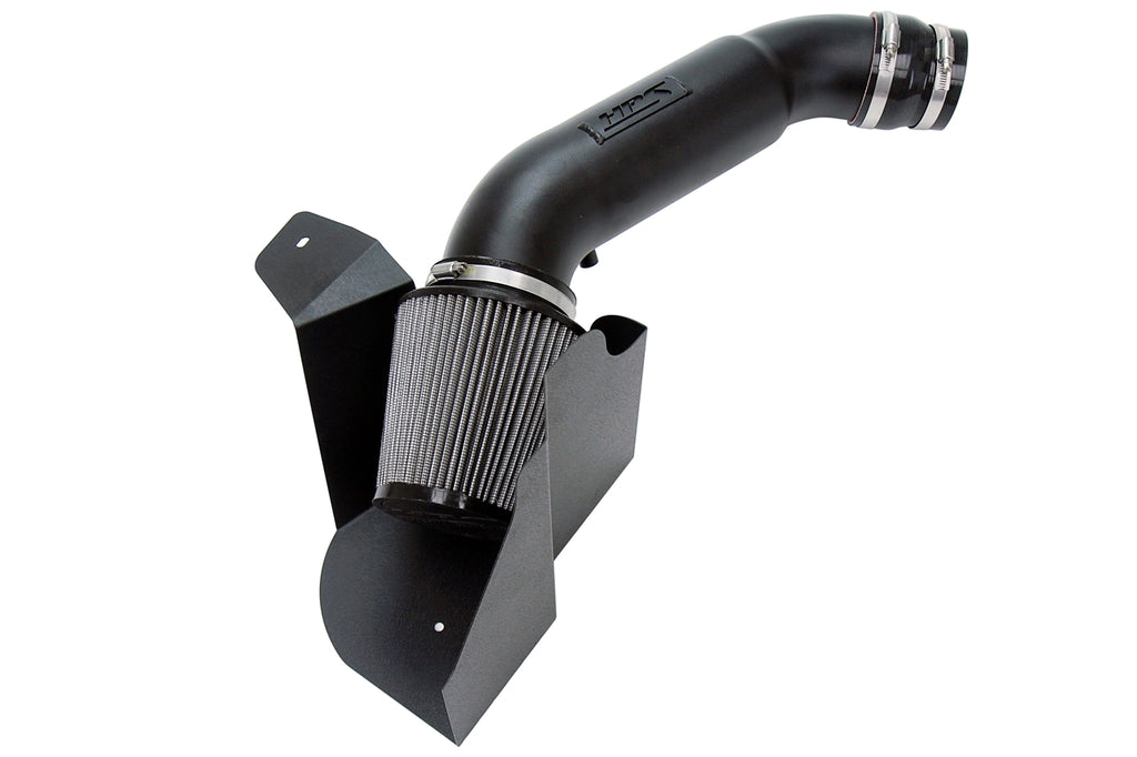 HPS Performance Air Intake Kit with Heat Shield Black 827-676WB