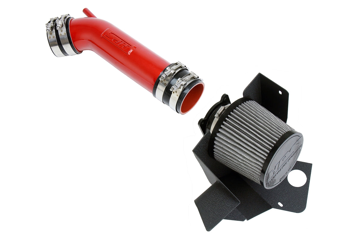 HPS Performance Air Intake Kit with Heat Shield Red 827-679R