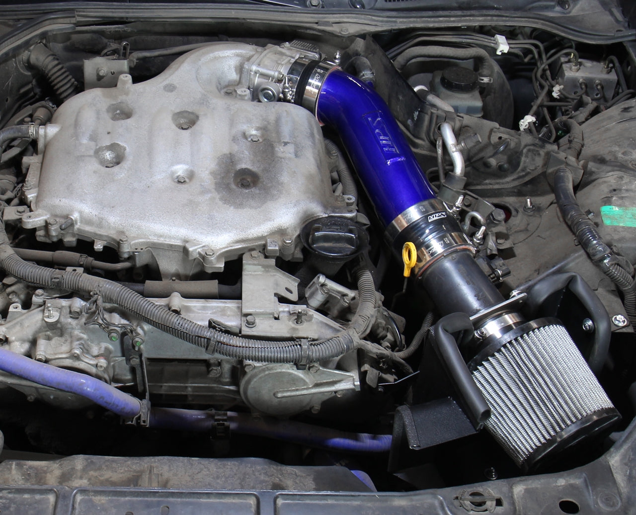 HPS Performance Air Intake Kit with Heat Shield (Polished) - Infiniti G35 Coupe - (2003-2007)
