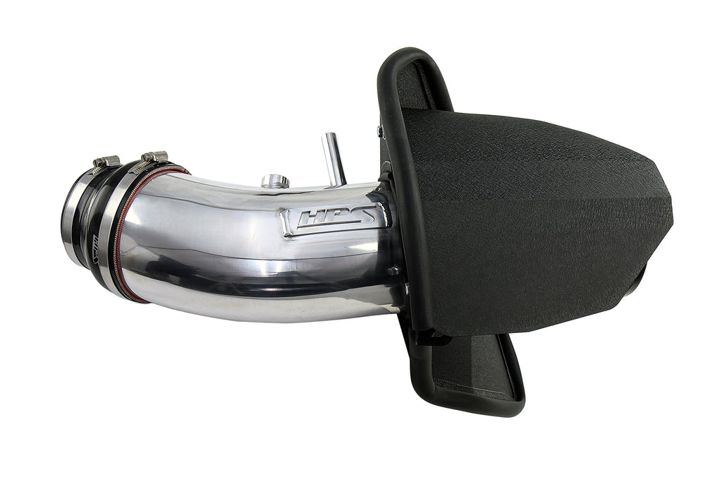 HPS Performance Air Intake Kit with Heat Shield Polished 827-681P