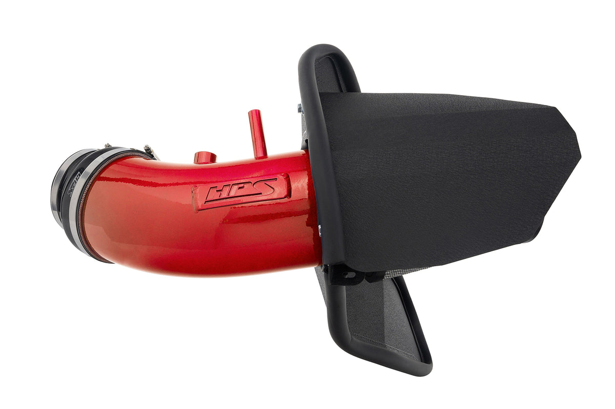 HPS Performance Air Intake Kit with Heat Shield Red 827-681R