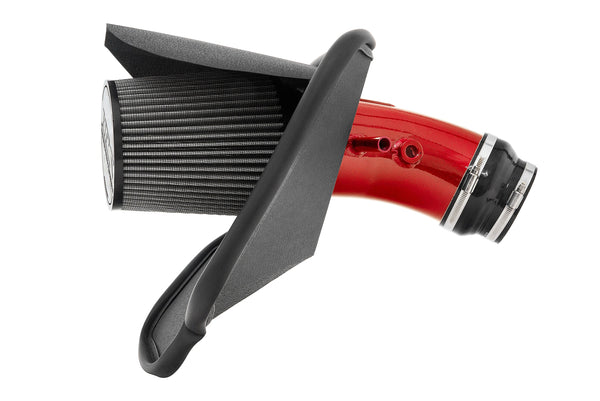 HPS Performance Air Intake Kit with Heat Shield, Red, 827-681R