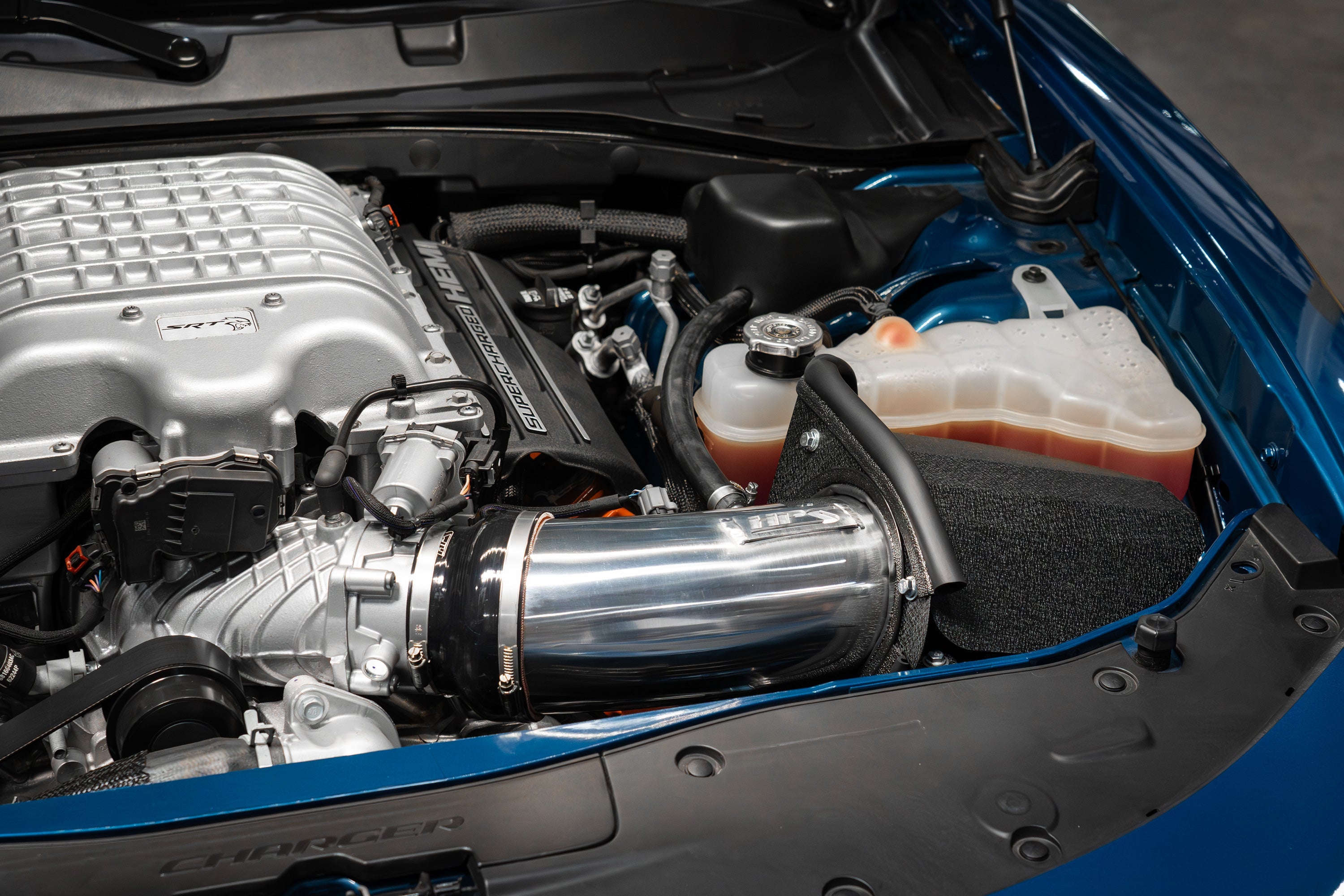 HPS Performance Air Intake Kit with Heat Shield, Black, 827-681WB