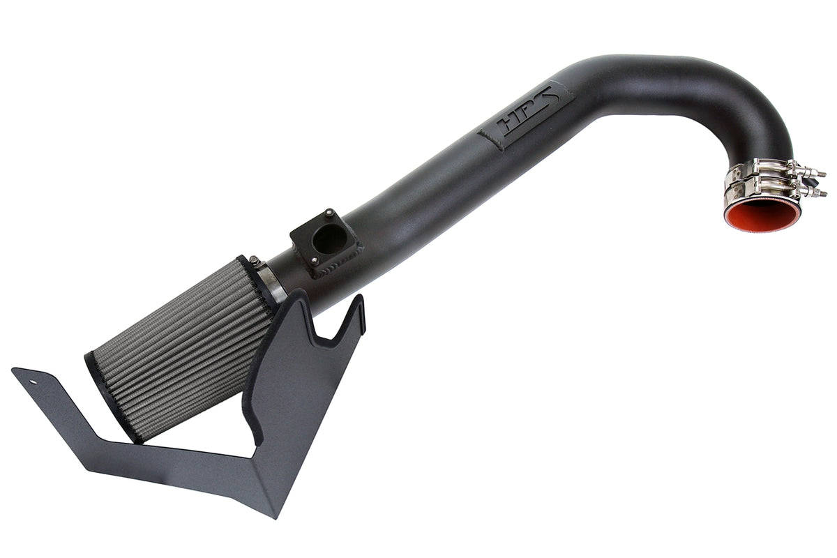 HPS Performance Air Intake Kit with Heat Shield Black 827-684WB