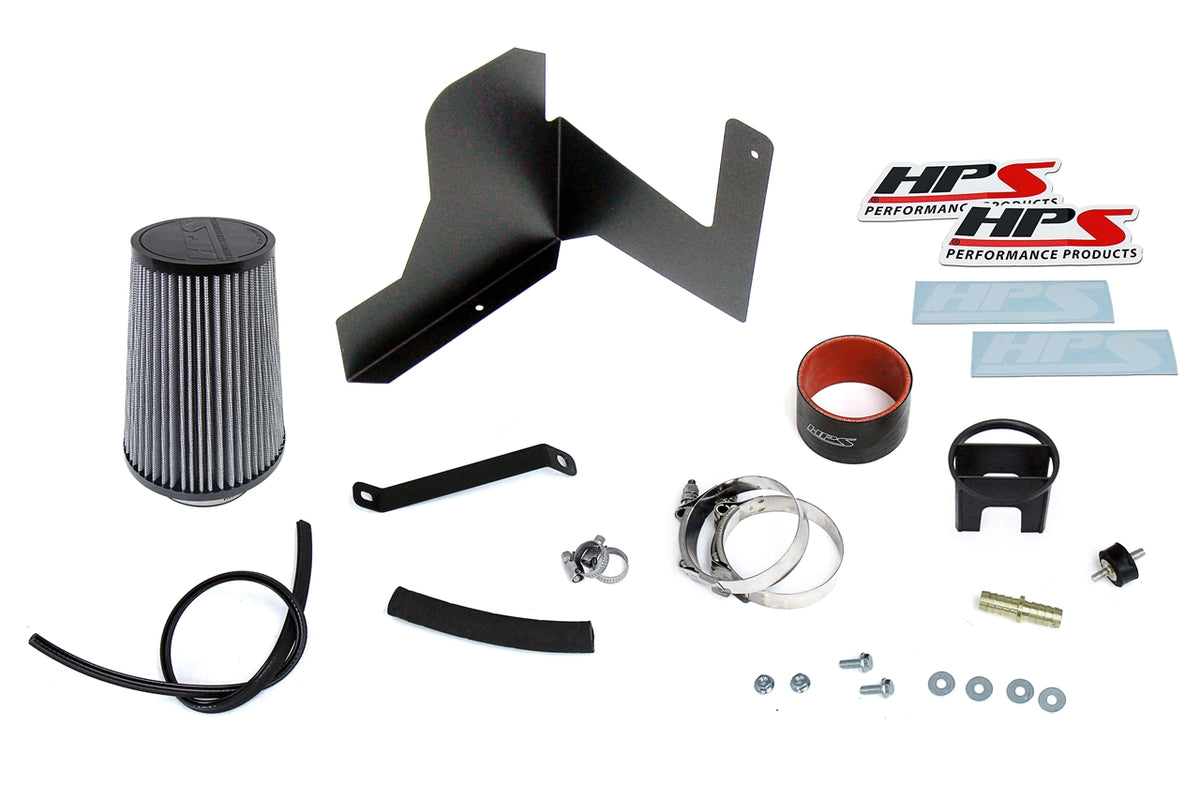 HPS Performance Air Intake Kit with Heat Shield (Black) - Subaru Crosstrek Non / Subaru Impreza Non - (2018-2024 / 2017-2024)