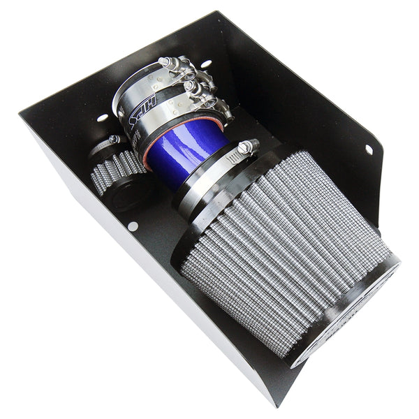 HPS Performance Air Intake Kit with Heat Shield Blue 827-685BL