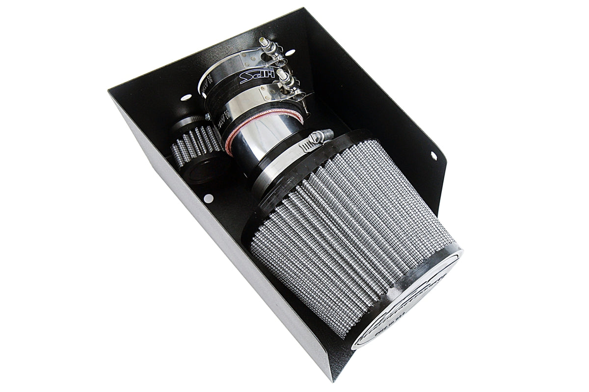 HPS Performance Air Intake Kit with Heat Shield Polished 827-685P