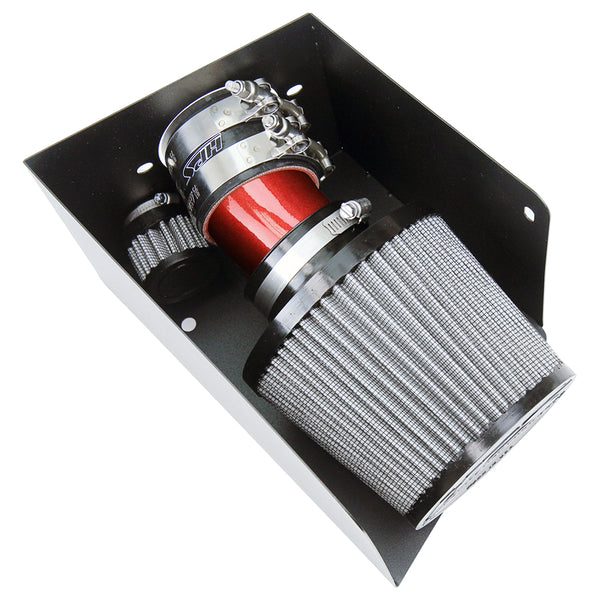 HPS Performance Air Intake Kit with Heat Shield Red 827-685R