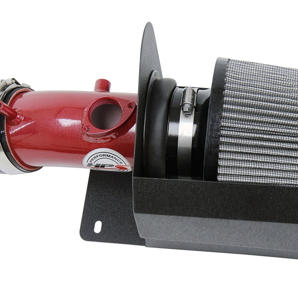 HPS Performance Air Intake Kit with Heat Shield Red 827-686R