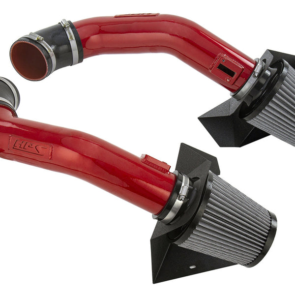 HPS Performance Air Intake Kit with Heat Shield Red 827-688R